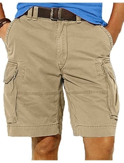 Men's Camo Zipper Fly Cargo Shorts