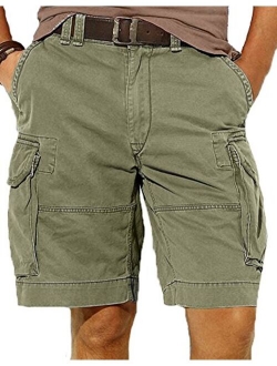 Men's Camo Zipper Fly Cargo Shorts