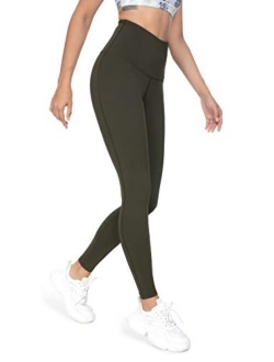 Women Yoga Squat Proof High Waist Tummy Control Leggings Running Pants Workout Tights 60129