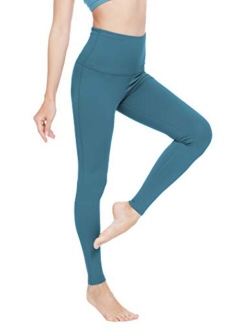 Women Yoga Squat Proof High Waist Tummy Control Leggings Running Pants Workout Tights 60129