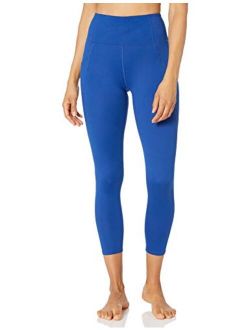 Amazon Brand - Core 10 Women's (XS-3X) All Day Comfort High Waist Yoga 7/8 Crop Legging with Side Pockets - 24"