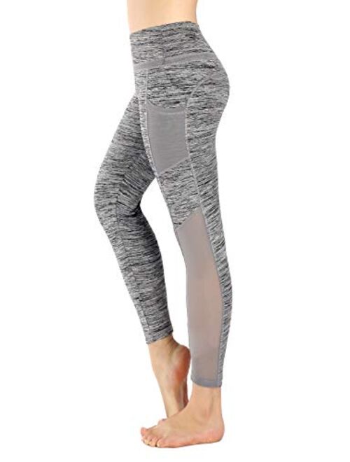 Zinmore Women's Capri Yoga Pants Exercise Running Workout Leggings with Pockets