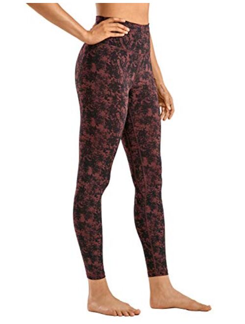 CRZ YOGA Women's 7/8 High Waisted Yoga Pants Workout Leggings Naked Feeling I-25 Inches