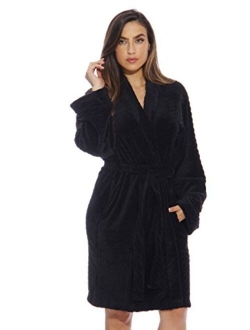 Just Love Velour Chevron Texture Bath Robes for Women