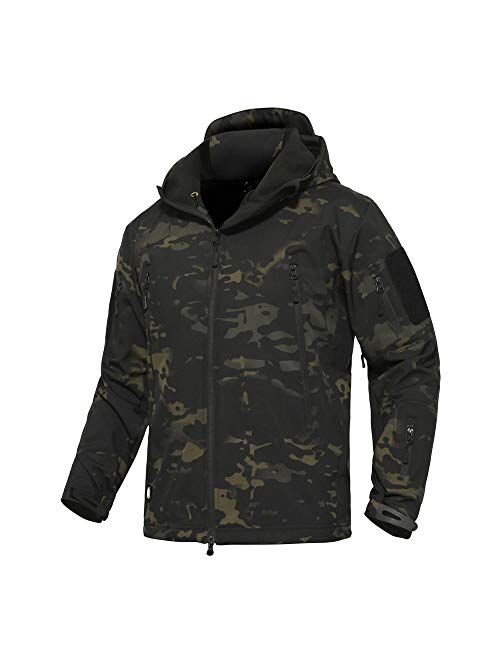 ANTARCTICA Men's Outdoor Waterproof Soft Shell Hooded Military Tactical Jacket