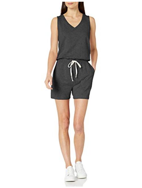 Amazon Essentials Women's Studio Terry Fleece Romper