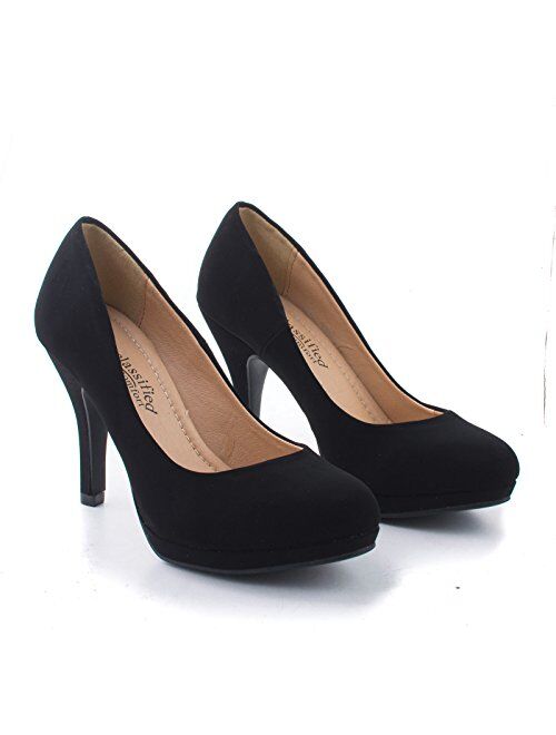 Jack Round Toe Classic High Heel Pump