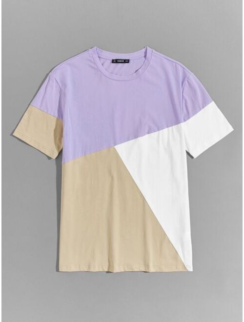 Shein Men Color Block Tee