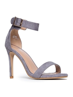 J. Adams Marvel High Heel - Comfortable Ankle Strap Strappy Sandal Dress Pump