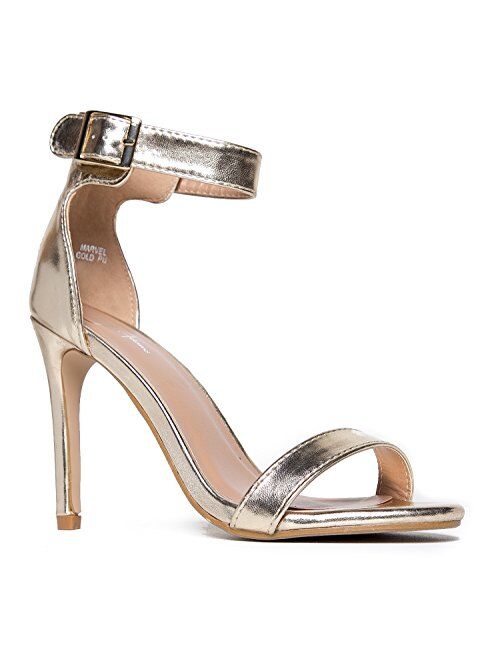 J. Adams Marvel High Heel - Comfortable Ankle Strap Strappy Sandal Dress Pump