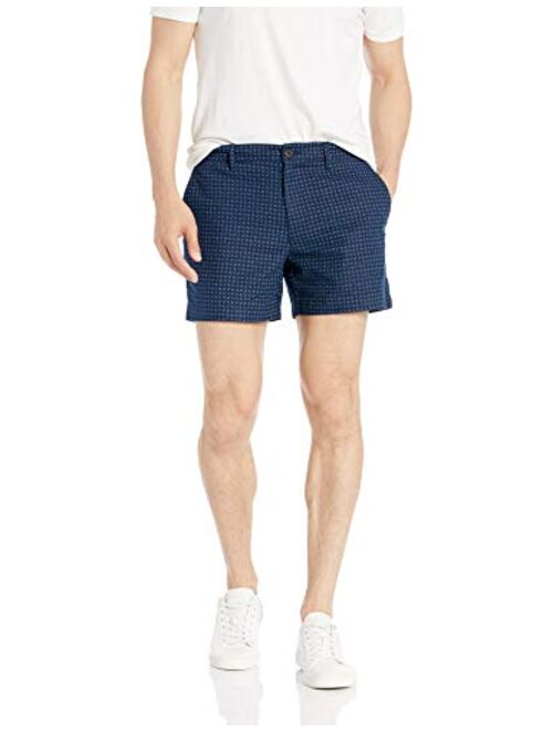 Amazon Brand - Goodthreads Men's 5" Inseam Comfort Stretch Linen Cotton Short