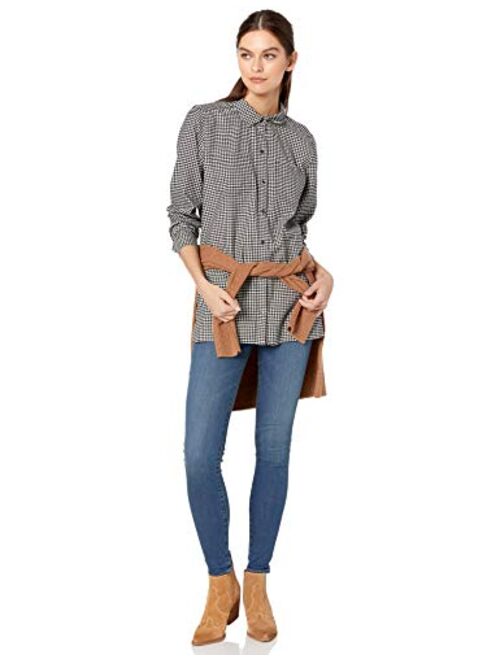 Amazon Brand - Goodthreads Women's Heavyweight Flannel Two-Pocket Relaxed Shirt