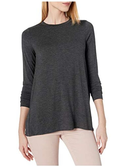 Amazon Brand - Daily Ritual Women's Long-Sleeve Split-Hem Tunic