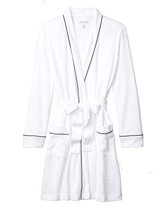 Amazon Essentials Women's Lightweight Waffle Mid-Length Robe