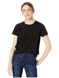 The Drop Women's Courtney Short-Sleeve Tiny Crew Neck Jersey T-Shirt