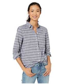 Amazon Brand - Goodthreads Women's Washed Cotton Boyfriend Tunic