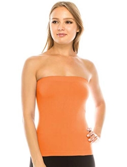 Kurve Medium Length Tube Top with Built-in Shelf Bra, UV Protective Fabric UPF 50+ (Made with Love in The USA)