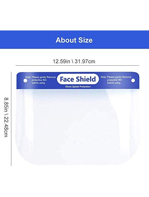 US STOCKGIKEA 100PCS Full Protection Satefy Face Shield