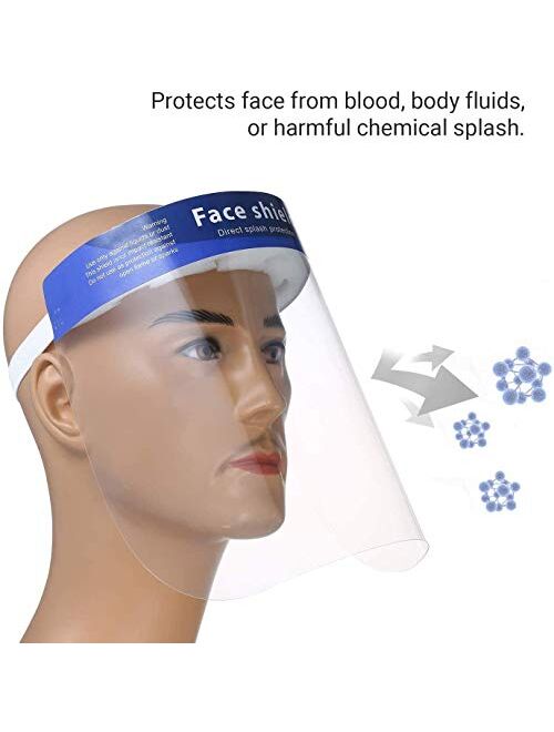 US STOCKGIKEA 100PCS Full Protection Satefy Face Shield