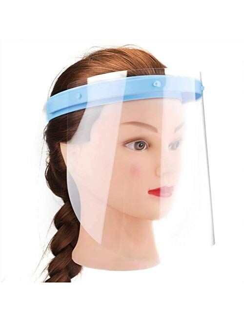 5 PCS All-Purpose Face Shield Transparent Protective Anti-Saliva Protective Hat