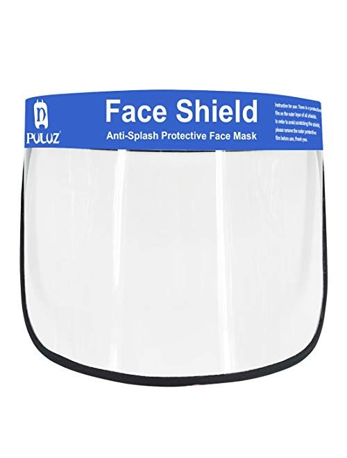 20 PCS Anti Isolation Disposable Shield With Double-Sided Aniti Fog Film Visor