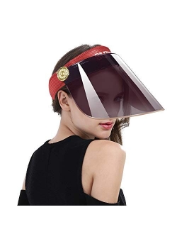 Women Anti-UV Visor Hat UPF40+ Solar Sun Protection Headband Summer Cap