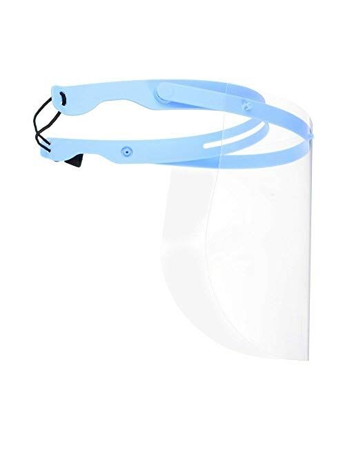 EFK-II Supply USA Fast Delivery Adjustable Dental Anti Fog Face Shield 20 Plastic Protective Films Visors