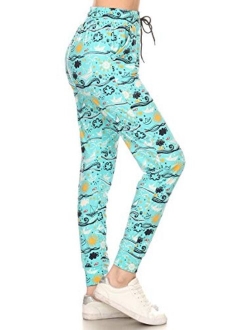 Premium Women's Joggers Popular Print High Waist Track Pants(S-XL) BAT2