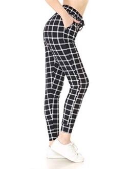 Premium Women's Joggers Popular Print High Waist Track Pants(S-XL) BAT2