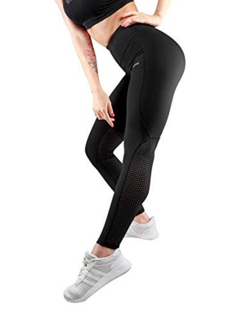 Aimo Sport Workout Leggings-Running Leggings-High Waisted Leggings-Pocket Tights