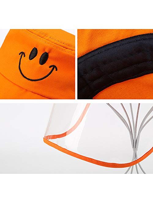 Fisherman Face Shield Hat for Man Woman Kids, Upgraded Foldable Wide Brim Cotton Bucket Hat Beach Cap, Fisherman Hat Cap Suitable for Outdoor Activities UV Protection