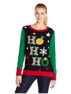 Ugly Christmas Sweater Company Women's Assorted Light-up Pullover Xmas Sweaters with Multi-Colored Led Flashing Lights