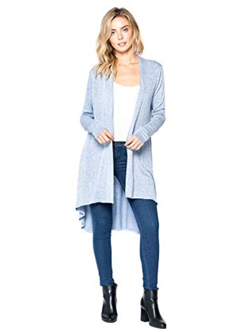 Modern Kiwi Solid Essential Long Cascading Cardigan (S-3XL)