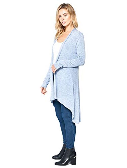 Modern Kiwi Solid Essential Long Cascading Cardigan (S-3XL)