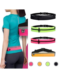 GothicBride Running Belt for Women&Men Waterproof for All Phone Adjustable for 29.5-49 inches