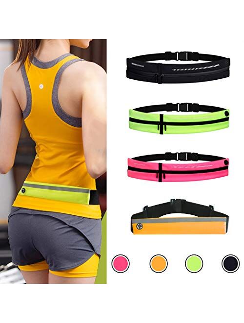 GothicBride Running Belt for Women&Men Waterproof for All Phone Adjustable for 29.5-49 inches