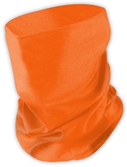 Neck Gaiter Face Mask - Reusable, Washable & Breathable Cloth Cover, Shield, Scarf & Bandana for Dust, UV & Sun Protection