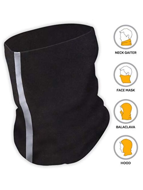 Neck Gaiter Face Mask - Reusable, Washable & Breathable Cloth Cover, Shield, Scarf & Bandana for Dust, UV & Sun Protection