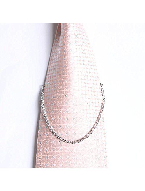 2 Pc Men's Tie Chain Gift Boxed