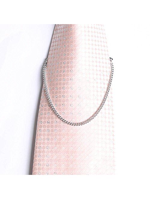 2 Pc Men's Tie Chain Gift Boxed