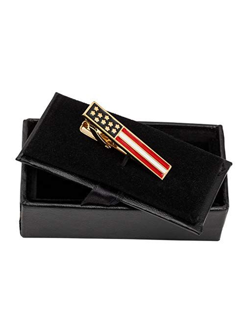 BodyJ4You Tie Clip Pinch Bar Assorted Modern Classic Designs Wedding Father Men Jewelry Gift Box