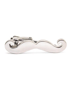 Mens Beard Tie Clip Bar Normal Size Skinny Boys Slim Moustache Gift