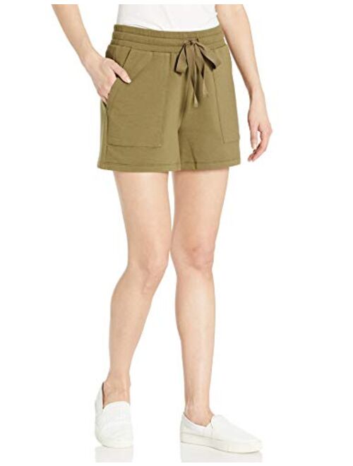 Amazon Brand - Daily Ritual Women's Terry Cotton & Modal Patch-Pocket Short