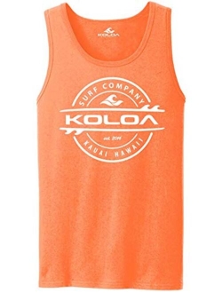 Joe's USA Koloa Surf Thruster Surfboard Logo Tank Tops in 27 Colors. Adult Sizes: S-4XL