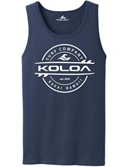 Joe's USA Koloa Surf Thruster Surfboard Logo Tank Tops in 27 Colors. Adult Sizes: S-4XL