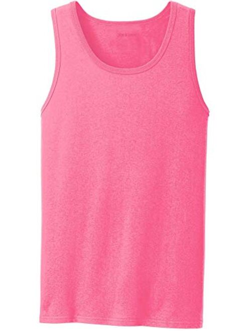 Joe's USA Mens Core Cotton Tank Tops in Adult Sizes: S-4XL