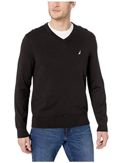 Men's Classic Fit Soft Lightweight Jersey V-Neck Sweater