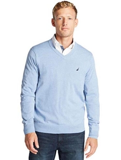 Men's Classic Fit Soft Lightweight Jersey V-Neck Sweater