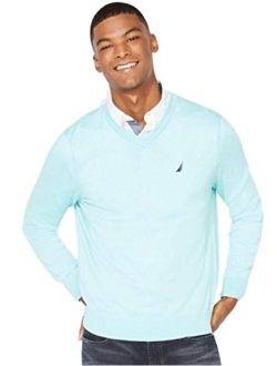 Men's Classic Fit Soft Lightweight Jersey V-Neck Sweater