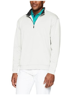 Men's Pebble Beach Golf Long Sleeve 1/4 Zip Pullover with Contrast Trim